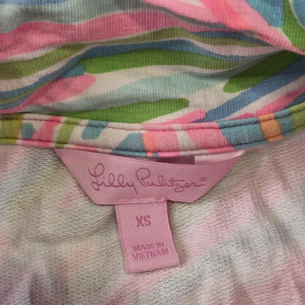 Lilly Pulitzer Shellabrate Jacket Womens XS Shell Full Zip‎ Lightweight Tropical